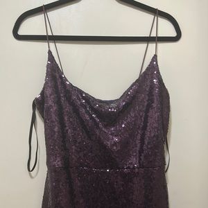 Purple party dress